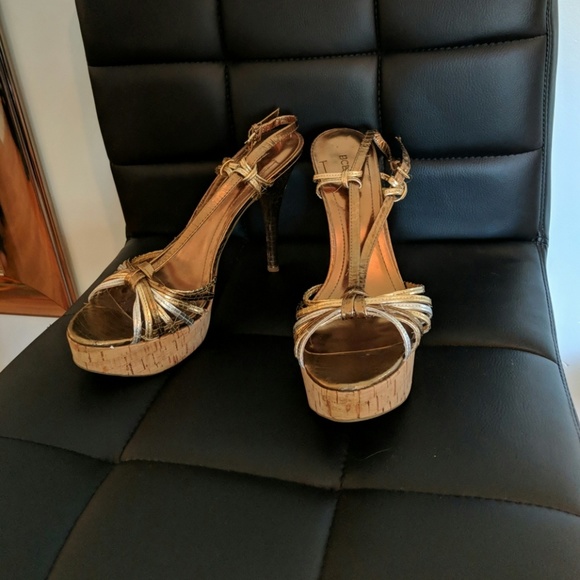 BCBGeneration Mixed Metals Heels - Picture 3 of 5